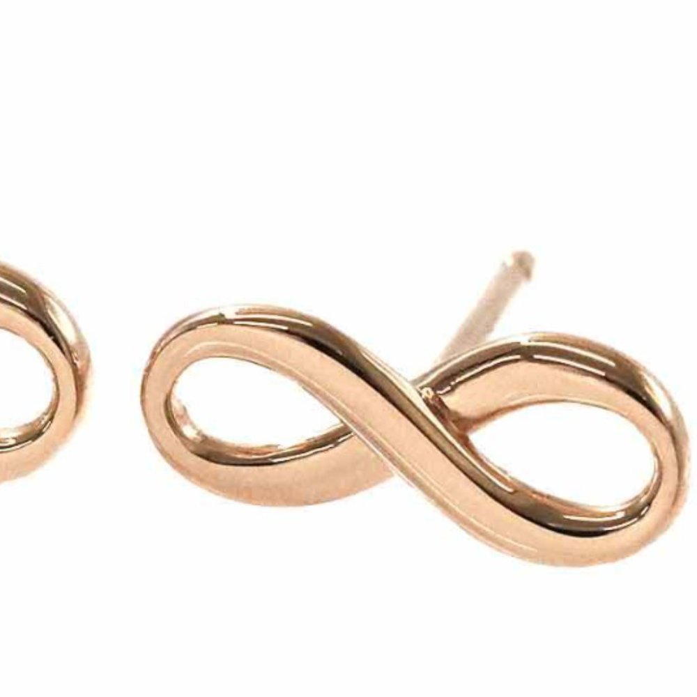 Tiffany & Co 18k Rose Gold limited edition Infinity Earrings